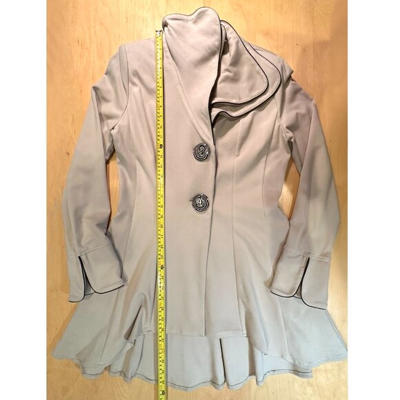 Vintage Design Today’s Women's Double Layered Collar Coat Large - Picture 11 of 13